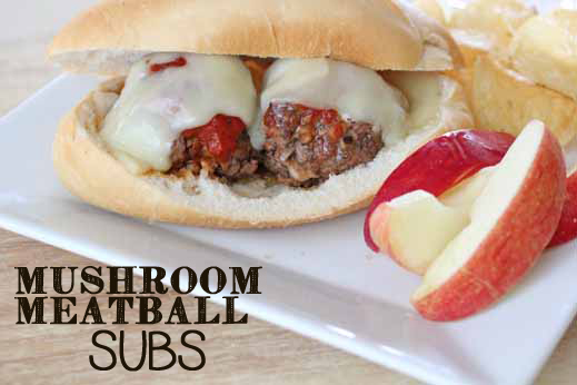 Mushroom Meatball Subs