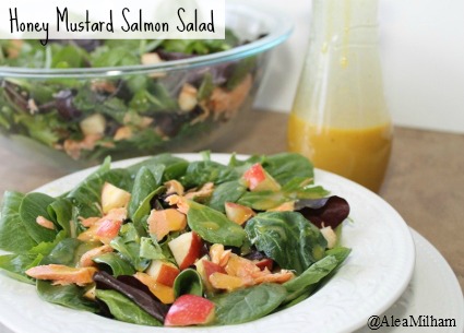 Honey Mustard Salmon Salad