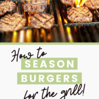 how to season burger patties for the grill
