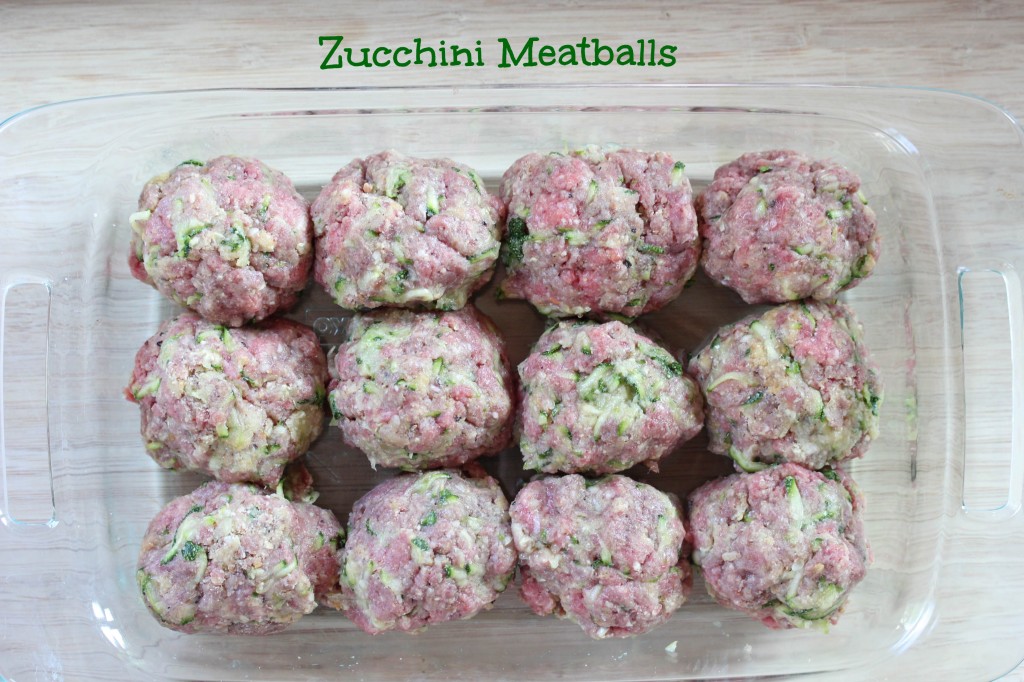 Meatballs with Zucchini ~ freezer friendly! | 5DollarDinners.com