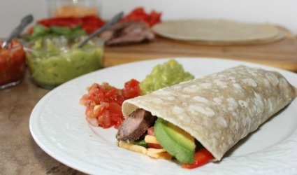 Southwest Steak and Avocado Wrap Recipe