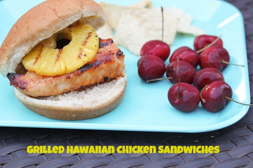Grilled Hawaiian Chicken Sandwiches