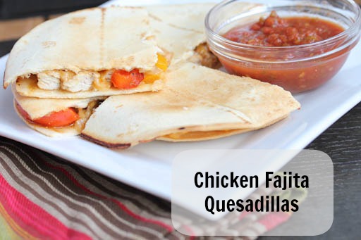 Chicken Fajita Quesdaillas