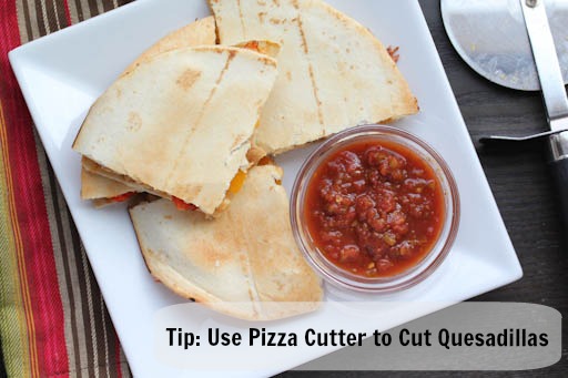 How to Cut Quesadillas
