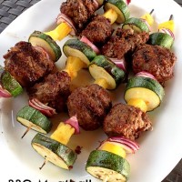 bbq meatball kebabs