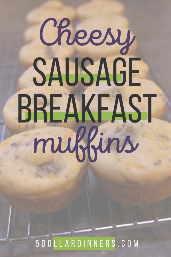 cheesy sausage breakfast muffins