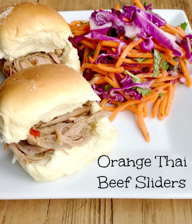 Orange Thai Beef Sliders