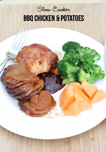 Slow Cooker BBQ Chicken & Potatoes