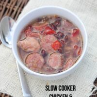 slow cooker chicken sausage stew