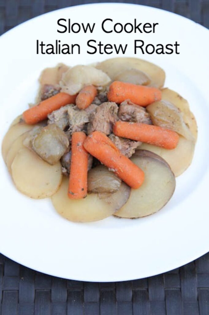 Slow Cooker Italian Stew Roast 5 Dinners