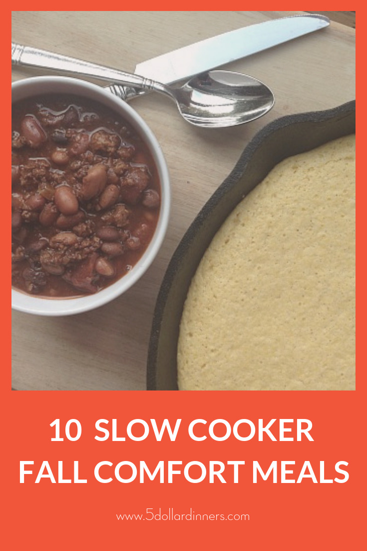 fall comfort meals for the slow cooker