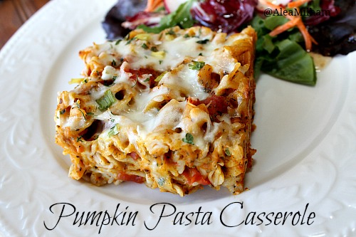 Pumpkin Pasta Casserole