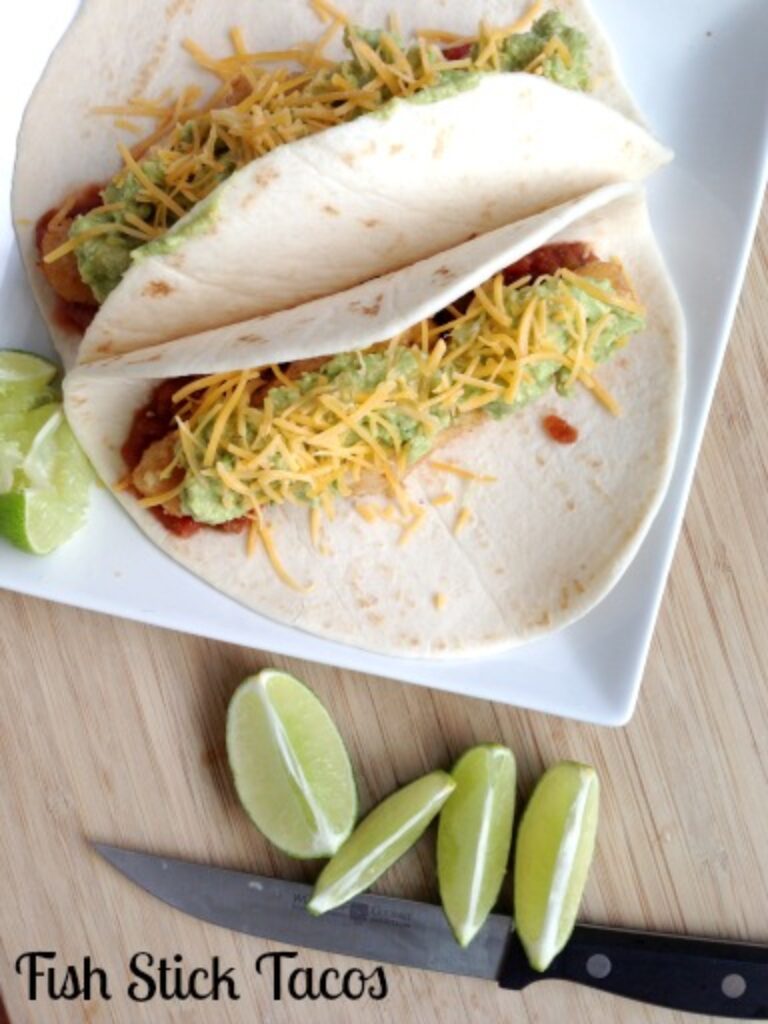Fish Stick Tacos - $5 Dinners | Budget Recipes, Meal Plans, Freezer Meals