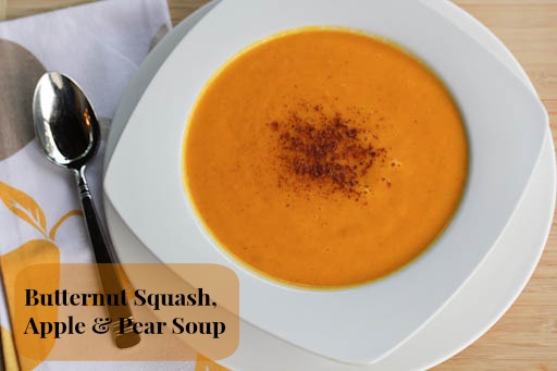 Butternut Apple & Pear Soup