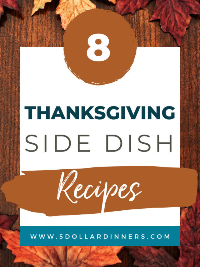 $5 Thanksgiving Side Dish Recipes