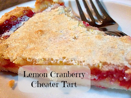 lemon cranberry tart