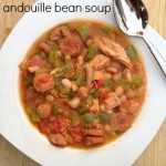 Cajun Turkey Andouille Bean Soup