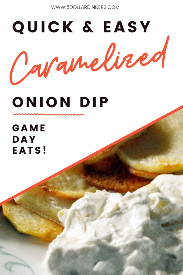 caramelized onion dip