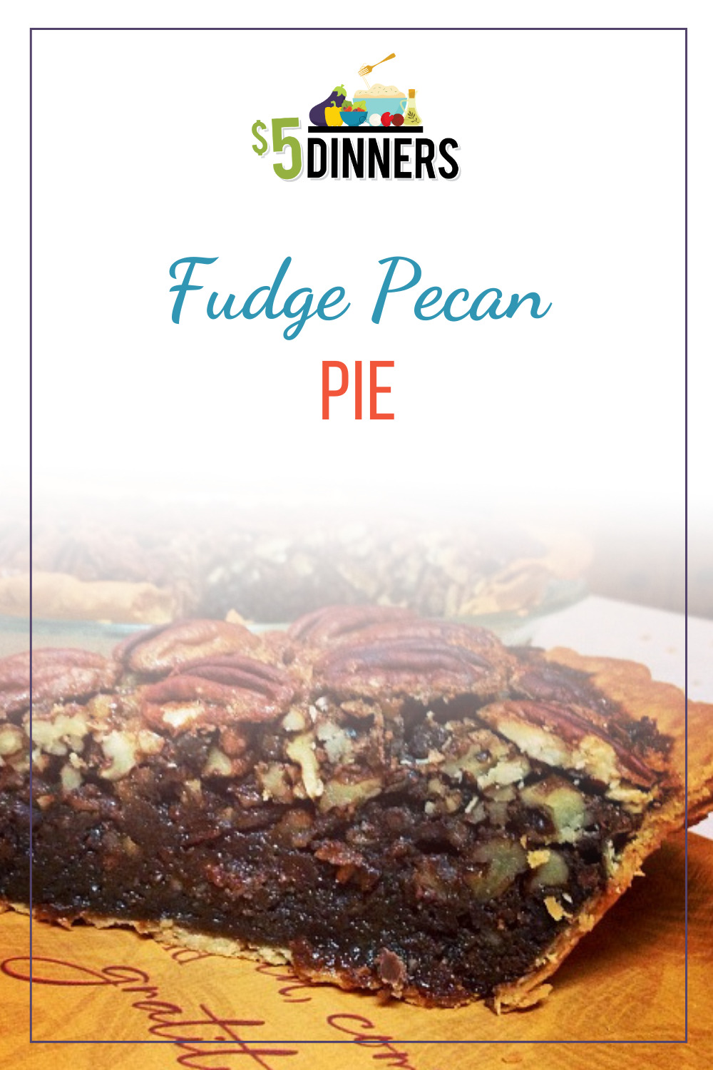 fudge pecan pie
