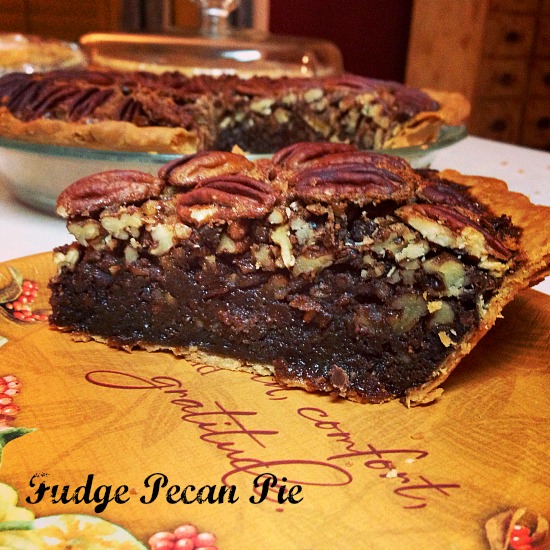 fudge pecan pie