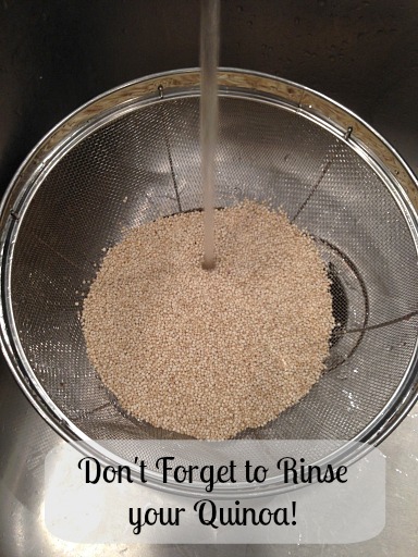 Rinse Quinoa