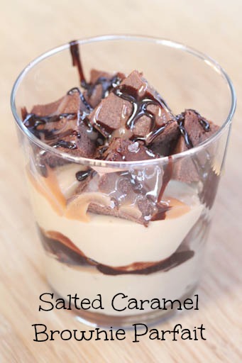 salted caramel brownie parfait 4