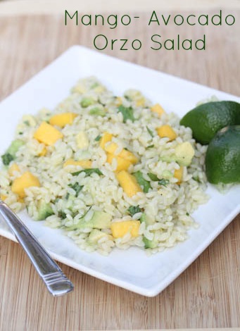 Mango-Avocado Orzo Salad