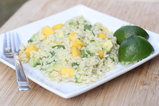 Mango-Avocado Orzo Salad Recipe