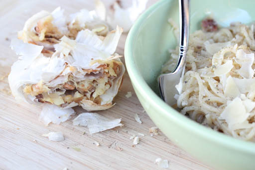 Roasted Garlic & Parmesan Noodles