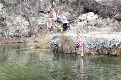 leakey rock jump