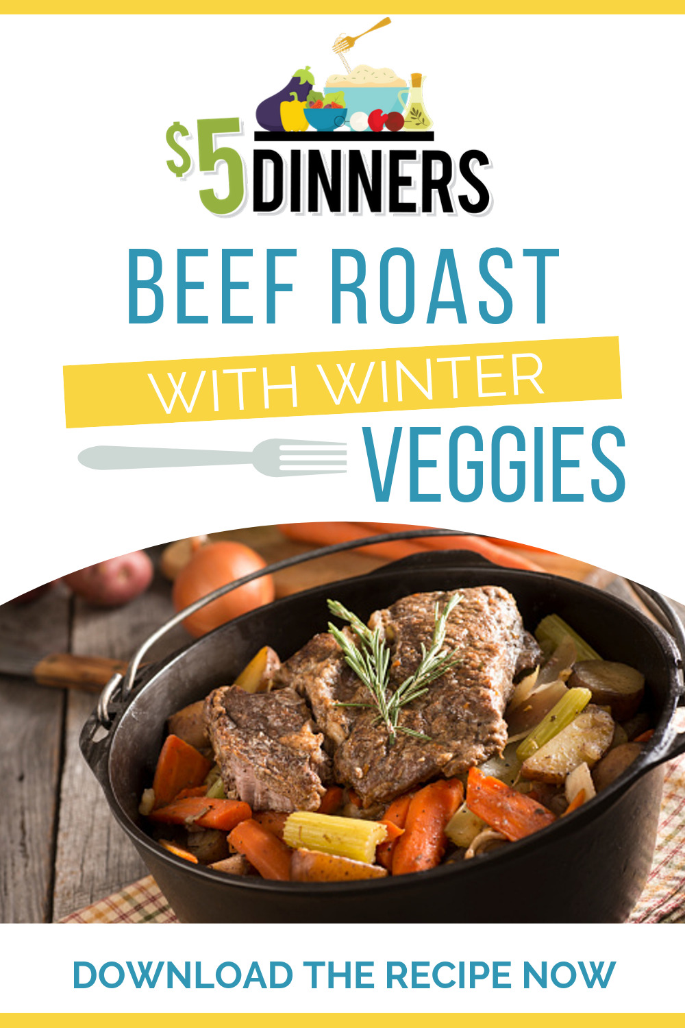 Beef Roast Winter Vegetables