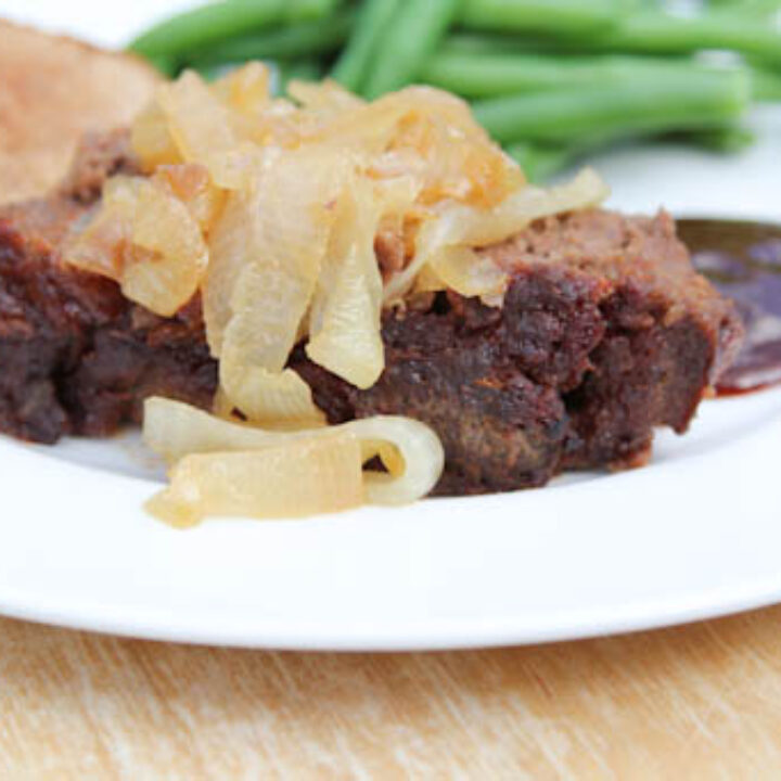 Caramelized Onion & Barbecue Meatloaf 5 Dinners