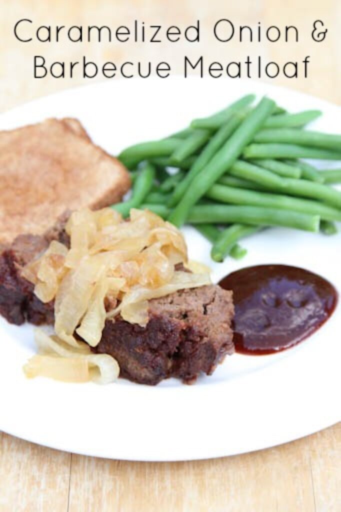 Caramelized Onion Barbecue Meatloaf