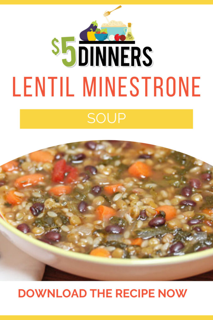 lentil minestrone soup