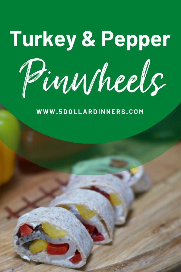 turkey and pepper pinwheels