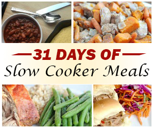 31 Days of Slow Cooker Meals | 5DollarDinners.com