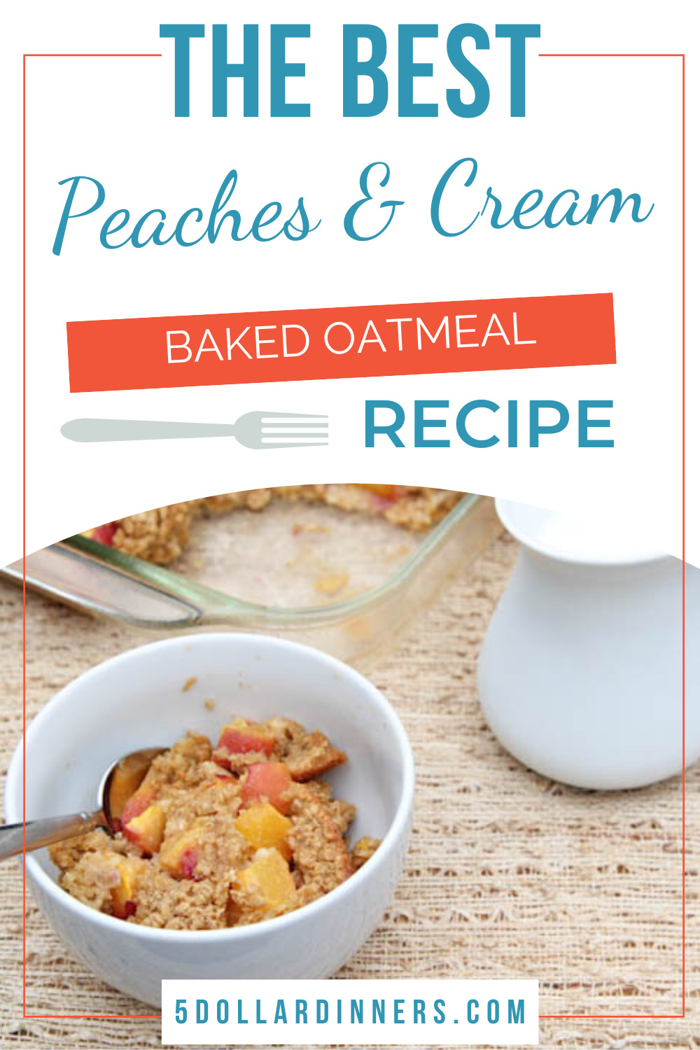 peaches and cream baked oatmeal recipe