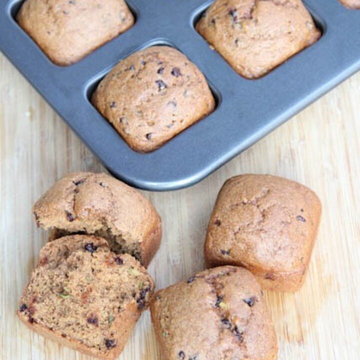 Whole Wheat Zucchini Chocolate Chip Muffins 5 Dinners