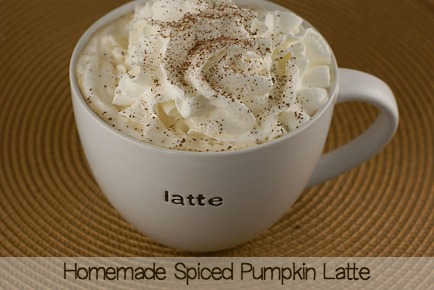 Homemade Pumpkin Spice Latte