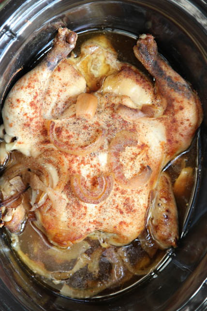 How to Cook a Whole Chicken in a Slow Cooker 2