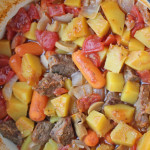 Dutch Oven Beef Stew with Butternut Squash from 5DollarDinners.com