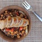 Chicken Apple Sausage and Chickpeas with Quinoa | 5DollarDinners.com