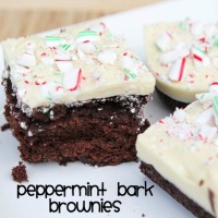 peppermint bark brownies