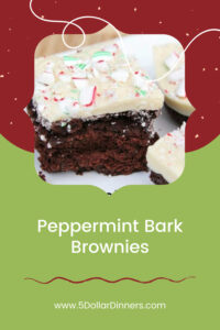 Peppermint Bark Brownies - $5 Dinners | Budget Recipes, Meal Plans ...