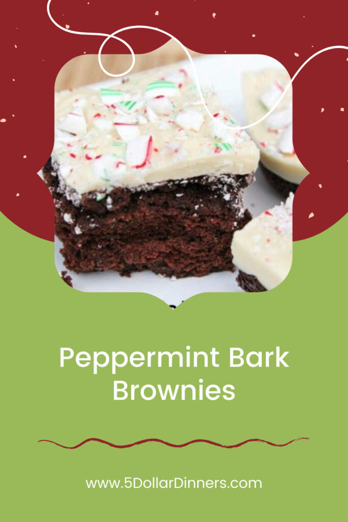 peppermint bark brownies