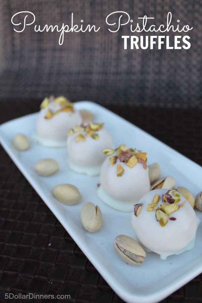 Pumpkin Pistachio Truffles | 5DollarDinners.com
