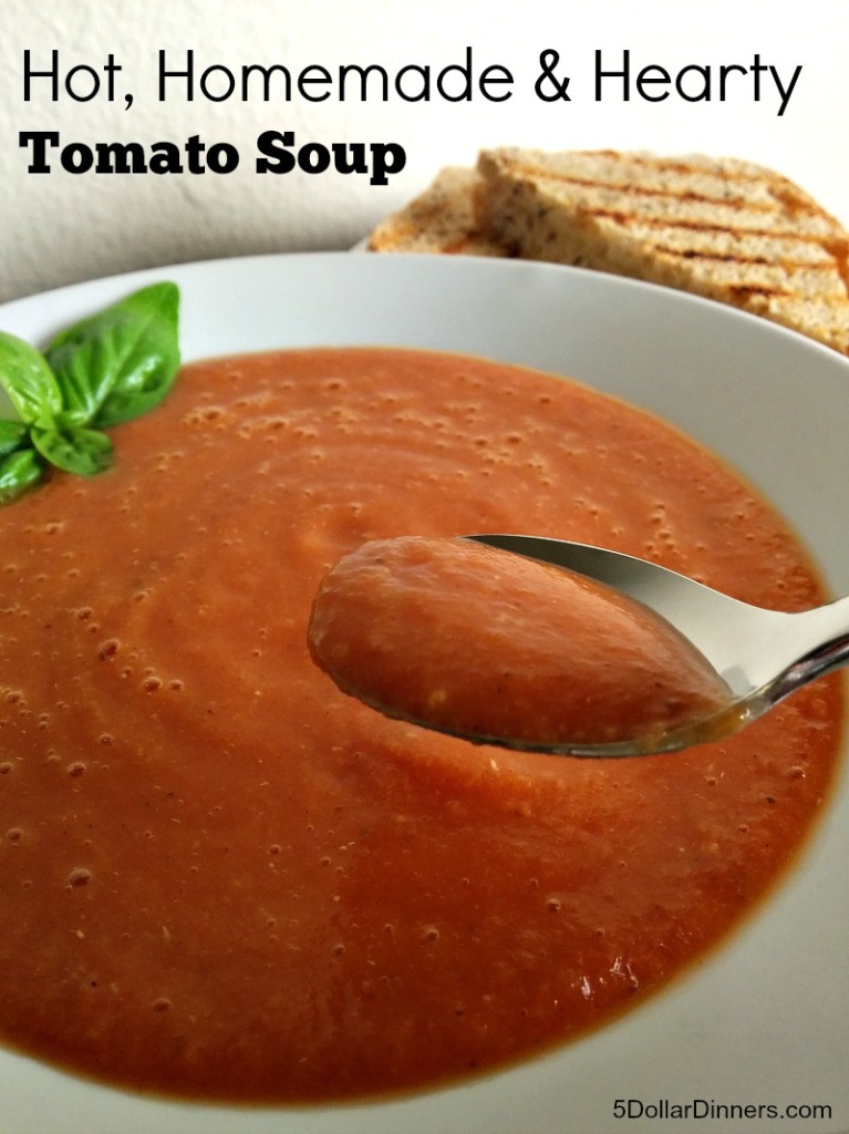 Rice Cooker Hearty Tomato Soup | 5DollarDinners.com