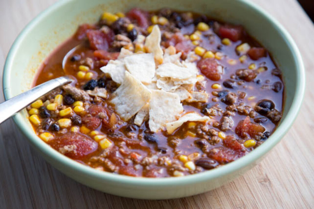 Slow Cooker Taco Soup - $5 Dinners | Budget Recipes, Meal Plans ...