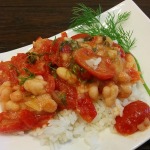 Dilled Tomatoes and Rice with a White Bean Sauce | 5DollarDinners.com