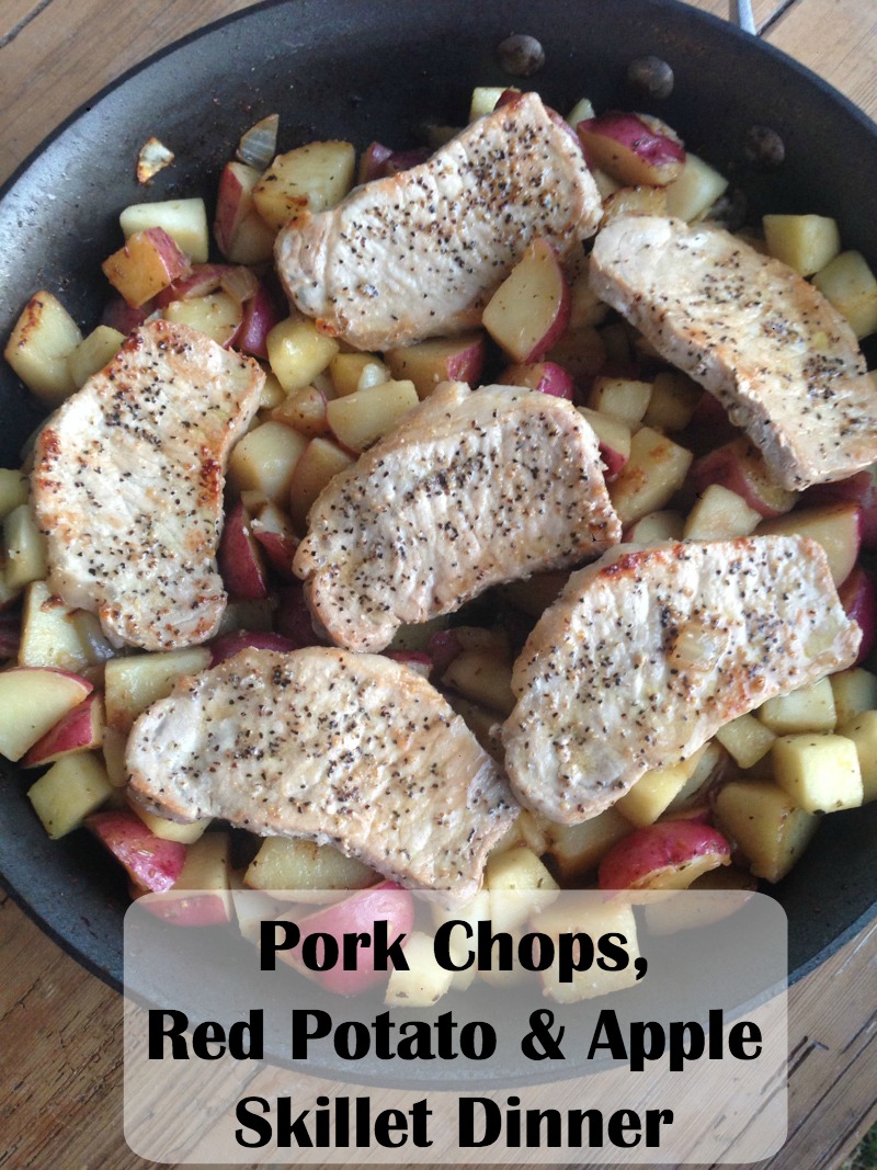 Pork Chops Red Potato Apple Skillet-10